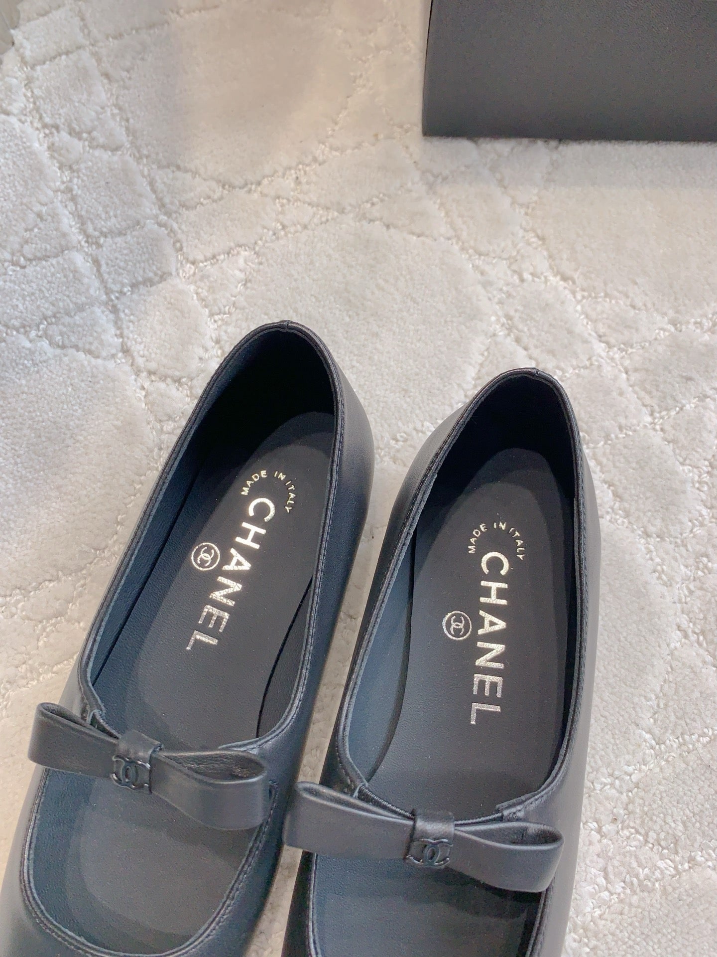 Chan New bow Mary Jane shoes