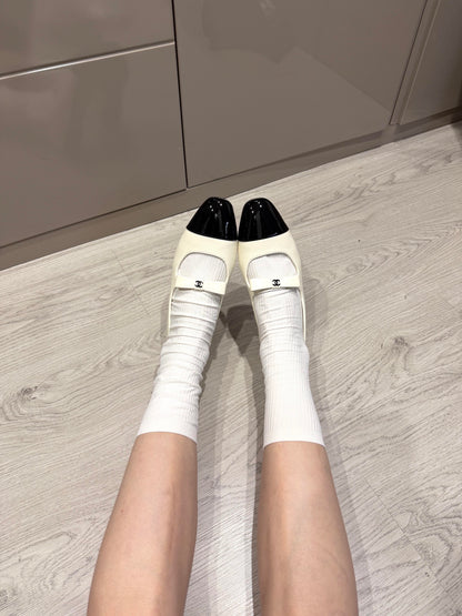 Chan New bow Mary Jane shoes