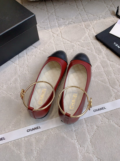 Chan New  Anklet flat shoes