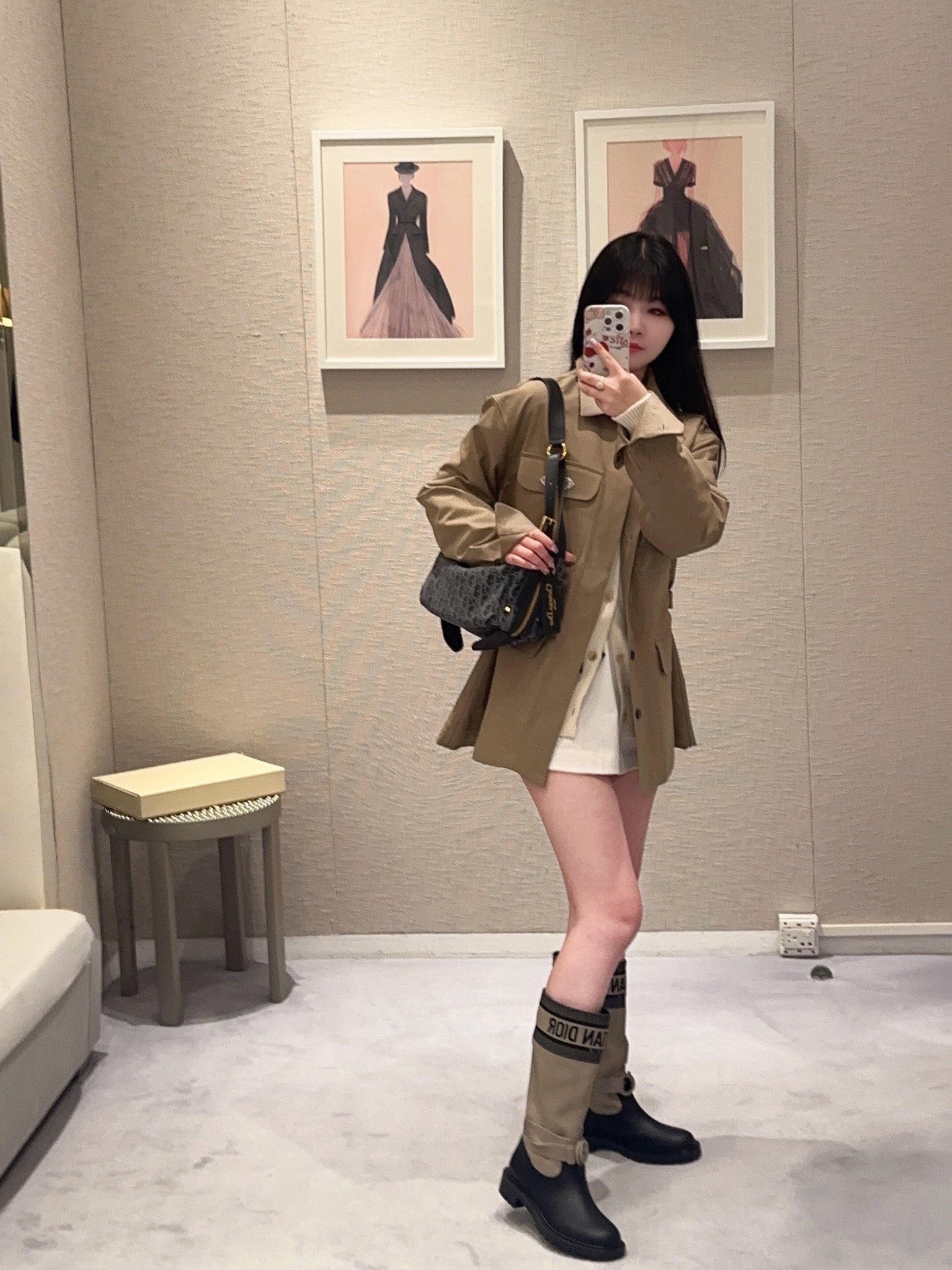 CD new single shoulder bag