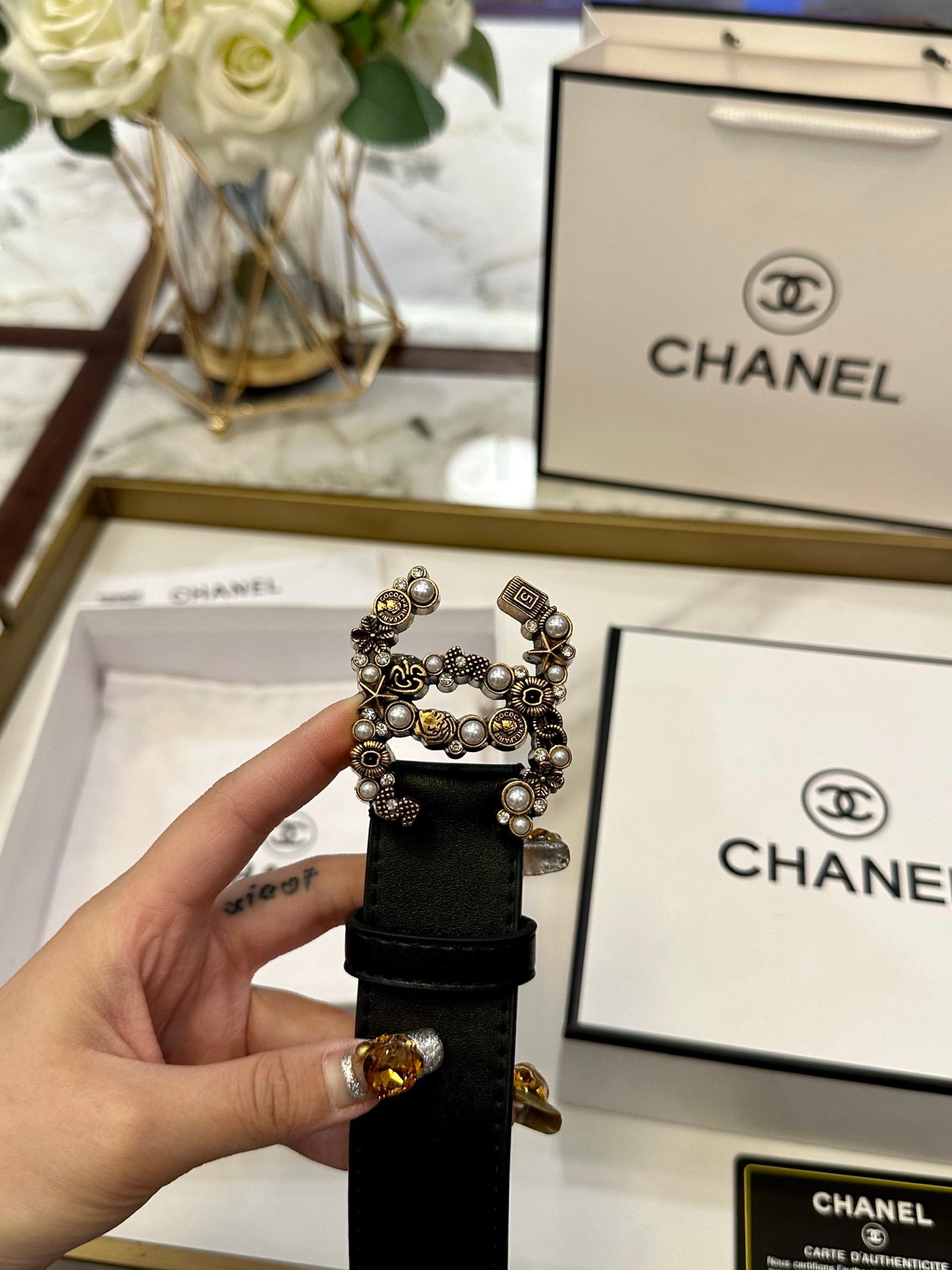 Chan New women's belt