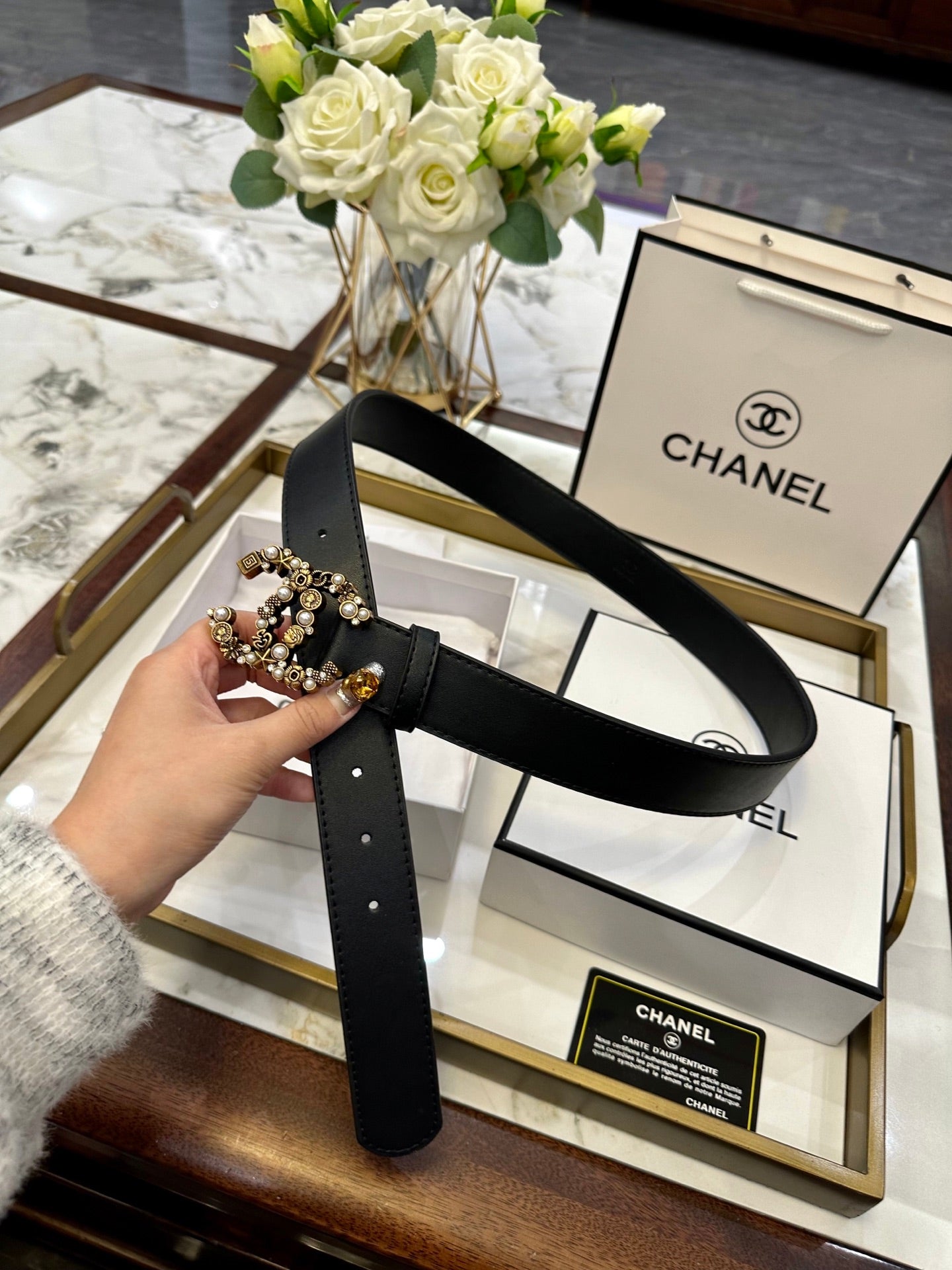 Chan New women's belt