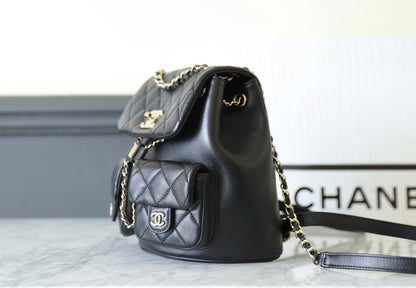 Chan New 23A duma double pocket backpack