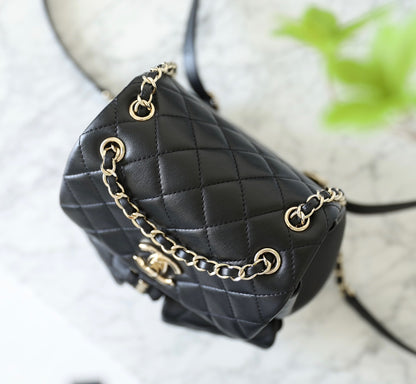 Chan New 23A duma double pocket backpack