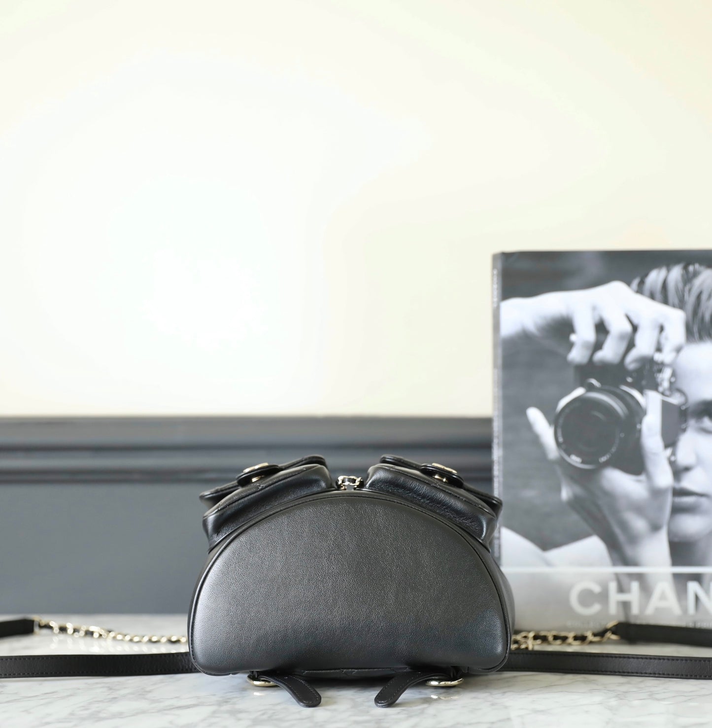 Chan New 23A duma double pocket backpack