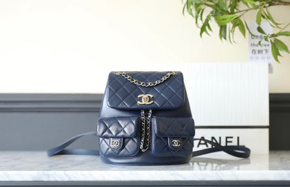 Chan New 23A duma double pocket backpack