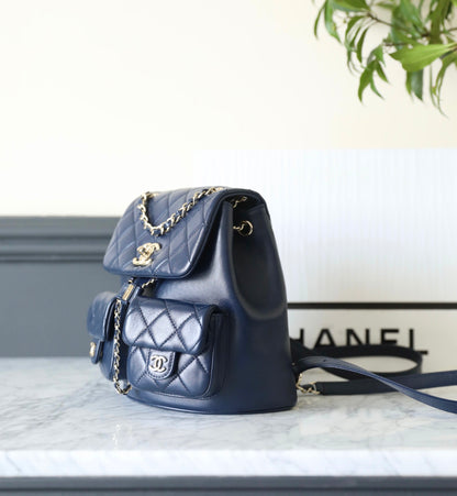 Chan New 23A duma double pocket backpack