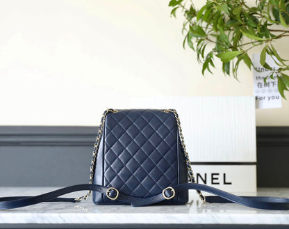 Chan New 23A duma double pocket backpack