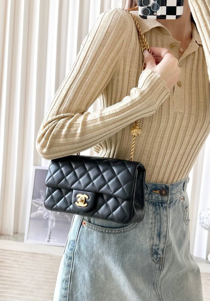 Chan New 23s Chain flap bag