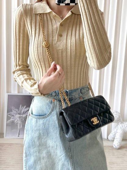 Chan New 23s Chain flap bag