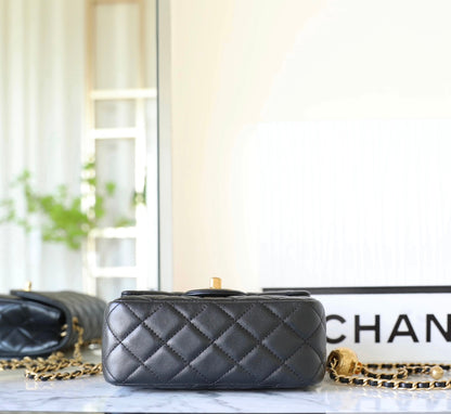 Chan New 23s Golden ball cap cf bag