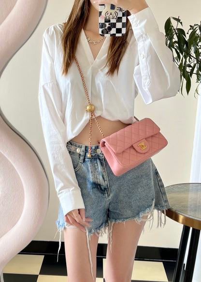 Chan New 23k Chain flap bag  large 𝗆𝗂𝗇𝗂