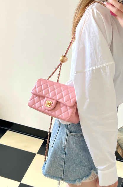 Chan New 23k Chain flap bag  large 𝗆𝗂𝗇𝗂