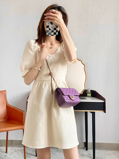 Chan New 22s Gold Globe Chain  Bag