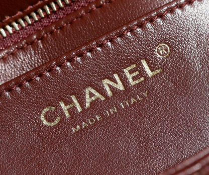 Chan New  Gold Globe Chain  Bag