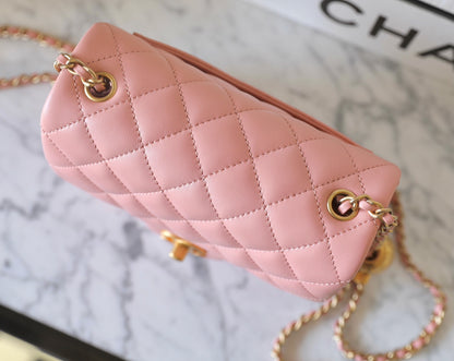 Chan New 23k Gold  Chain  Bag