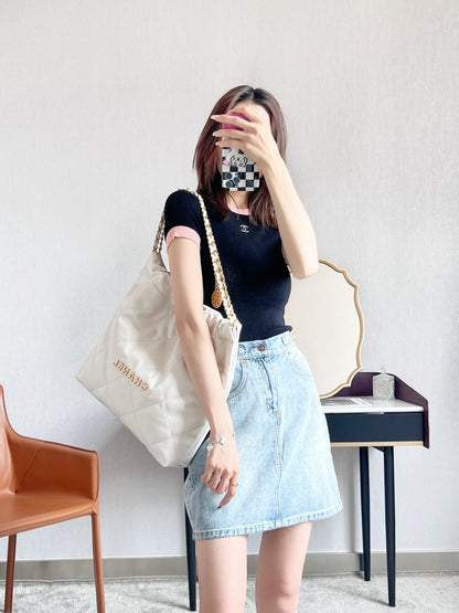 Chan New 22bag  tote bag