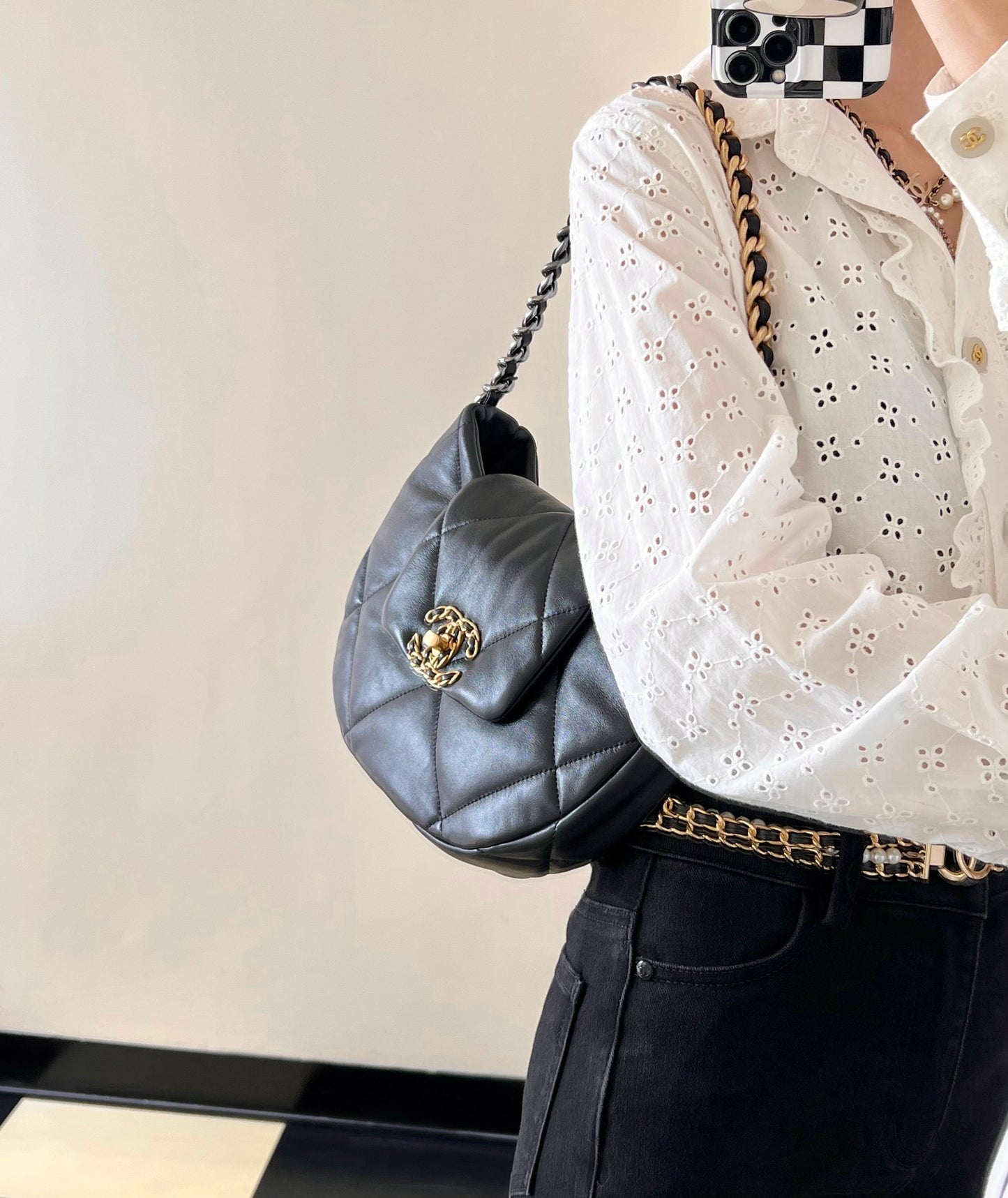 Chan New 19hobo armpit bag