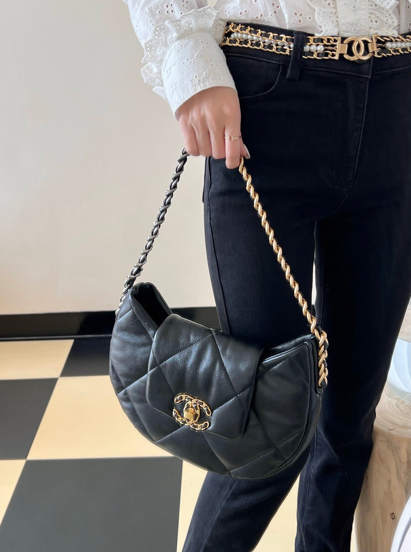 Chan New 19hobo armpit bag