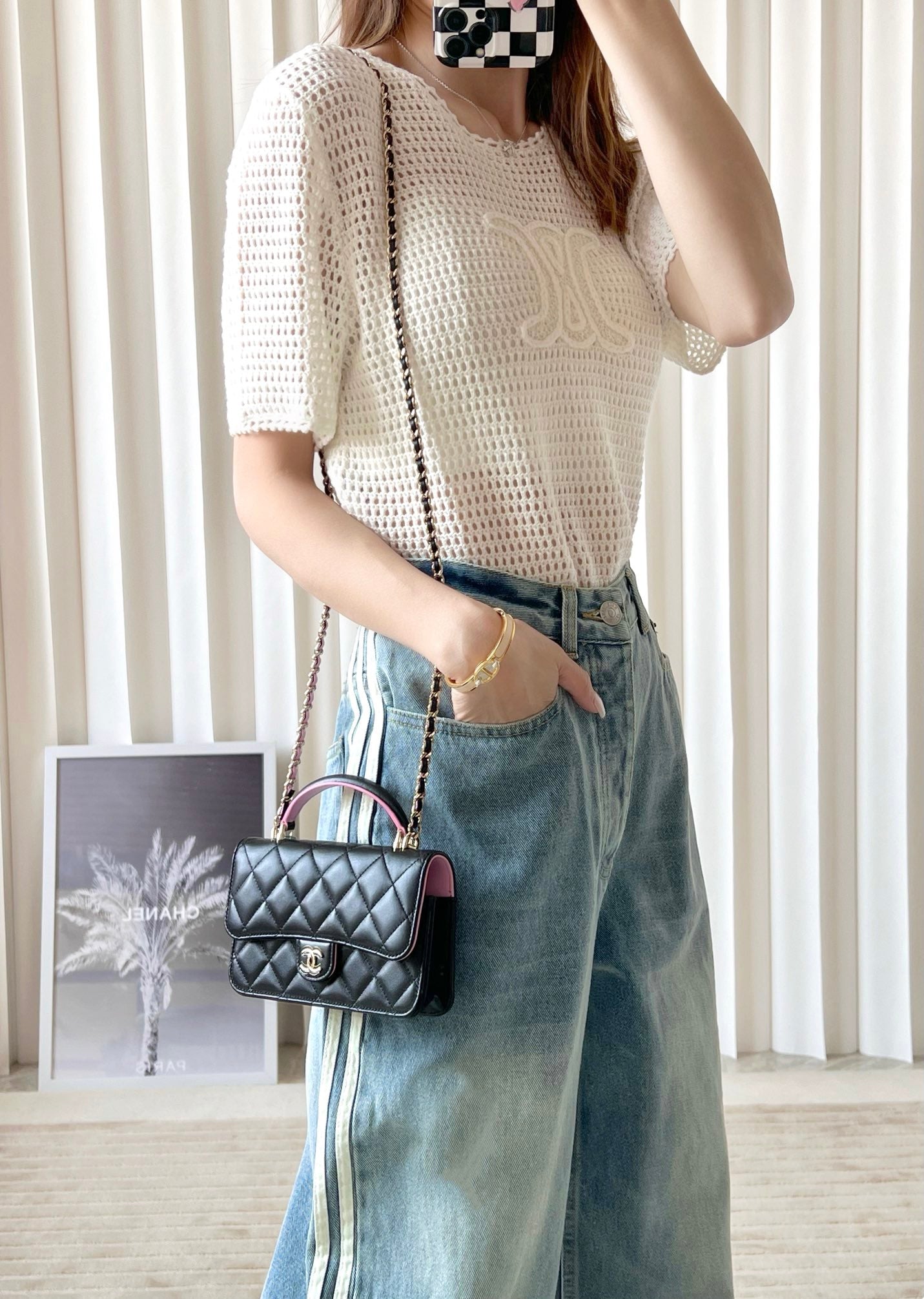 Chan New 23p mobile phone bag