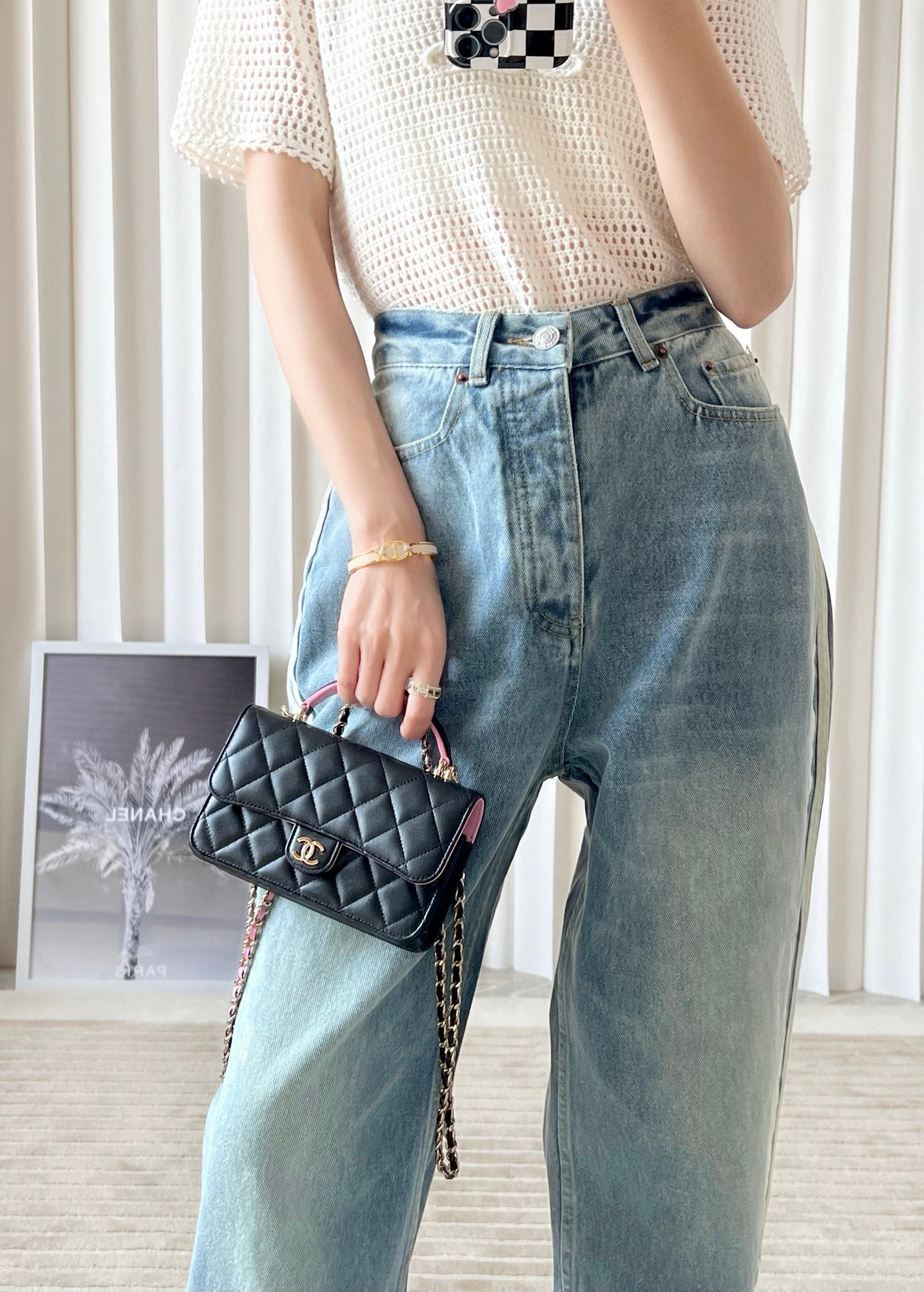 Chan New 23p mobile phone bag