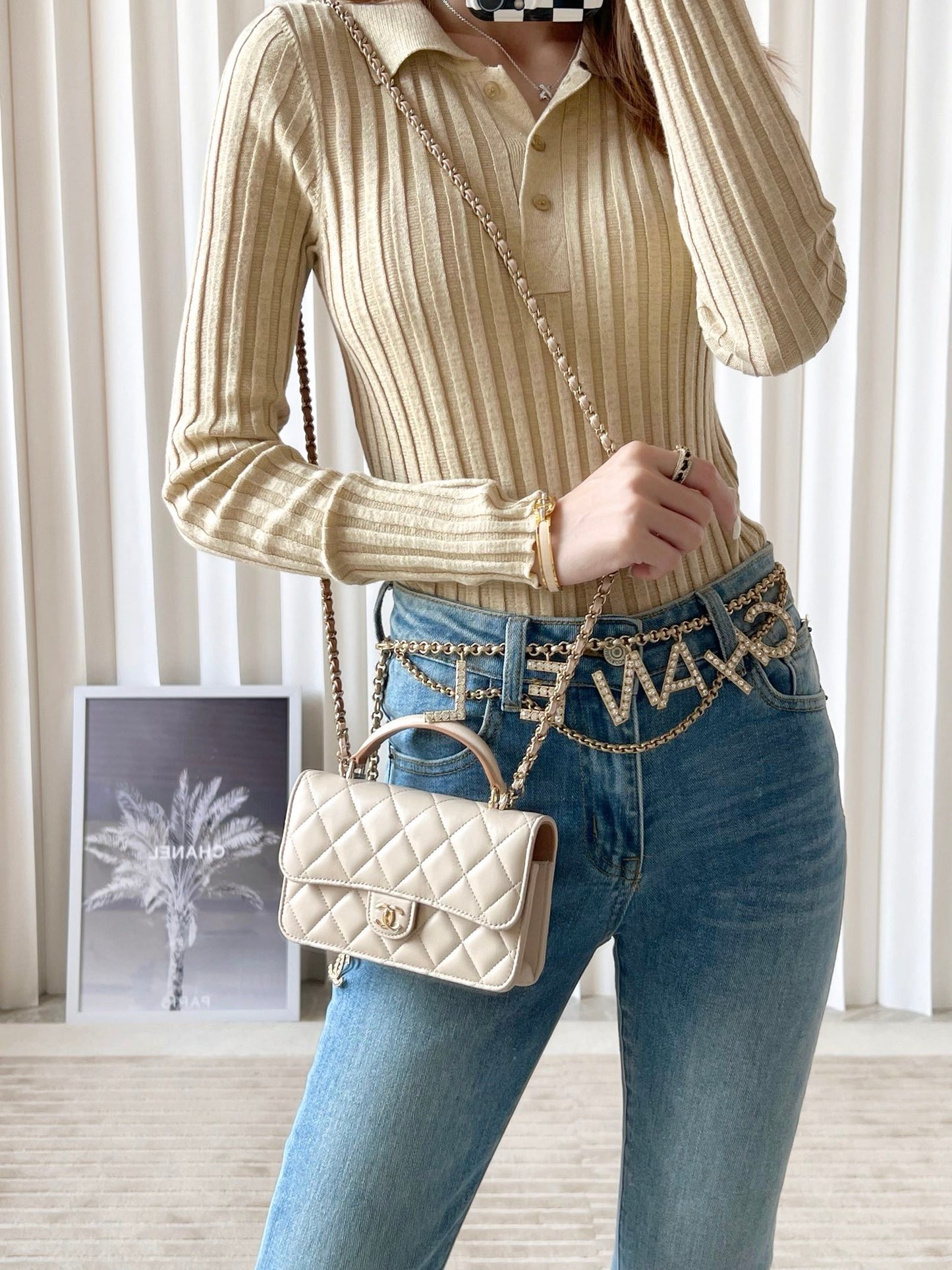 Chan New 23p mobile phone bag