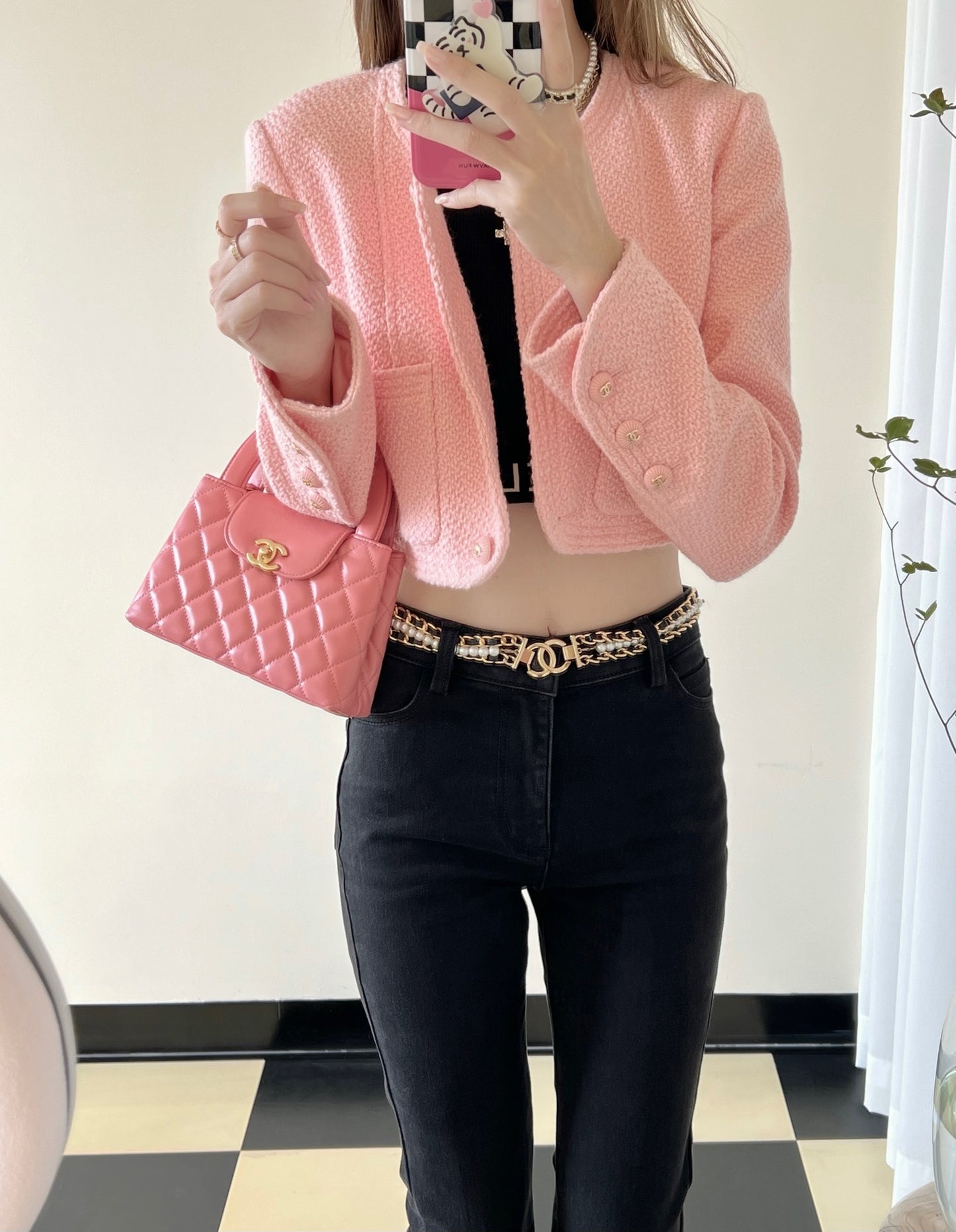 Chan New 23s kelly Hand chain bag