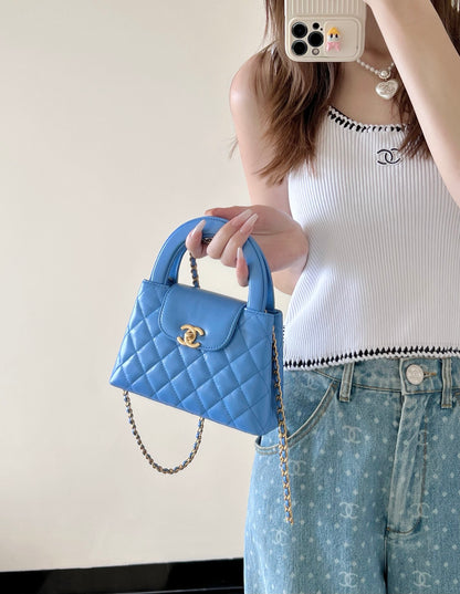 Chan New 24p kelly Hand chain bag