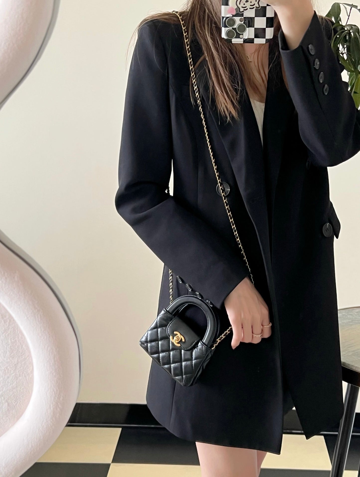 Chan New 23k kelly Hand chain bag