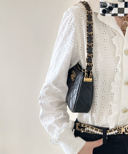 Chan New 19 hobo armpit bag