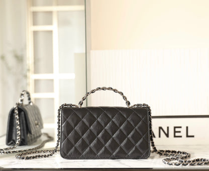 Chan New 23k Rhinestone Accordion Bag