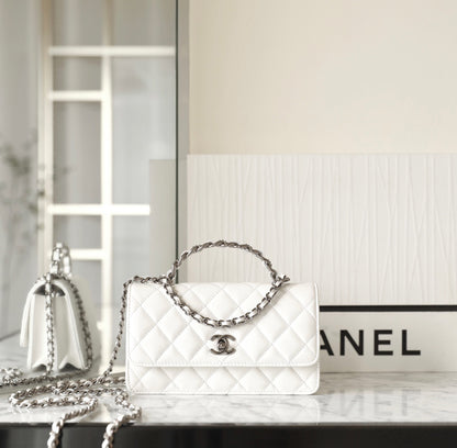 Chan New 23k Rhinestone Accordion Bag