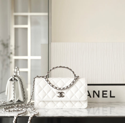 Chan New 23k Rhinestone Accordion Bag