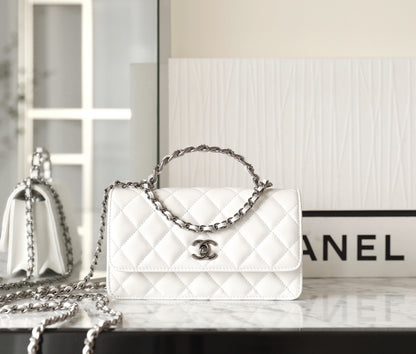 Chan New 23k Rhinestone Accordion Bag