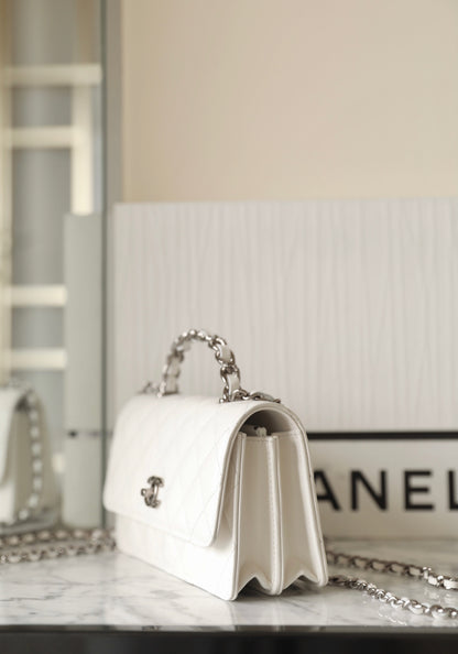 Chan New 23k Rhinestone Accordion Bag