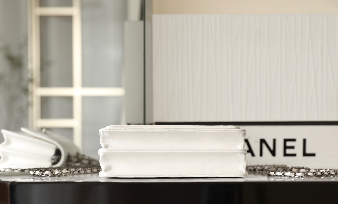 Chan New 23k Rhinestone Accordion Bag