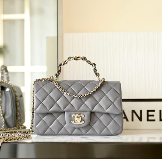 Chan New 23k Double-handle cap bag