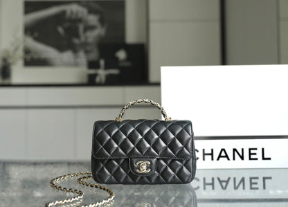 Chan New 23A Rhinestone handbag