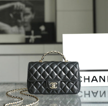 Chan New 23A Rhinestone handbag