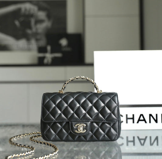 Chan New 23A Rhinestone handbag