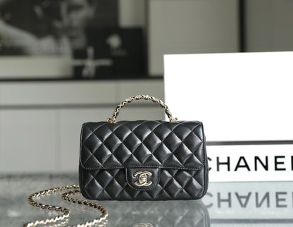 Chan New 23A Rhinestone handbag