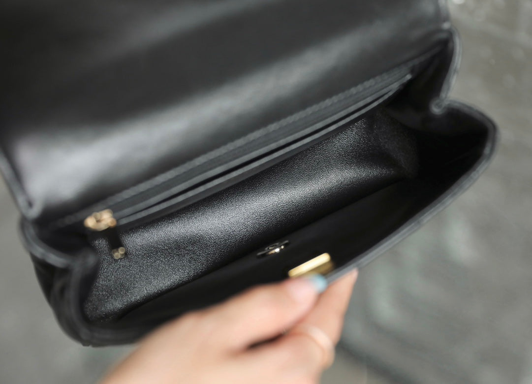 Chan New 23A Rhinestone handbag