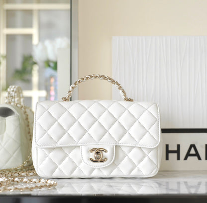 Chan New 23A Rhinestone handbag