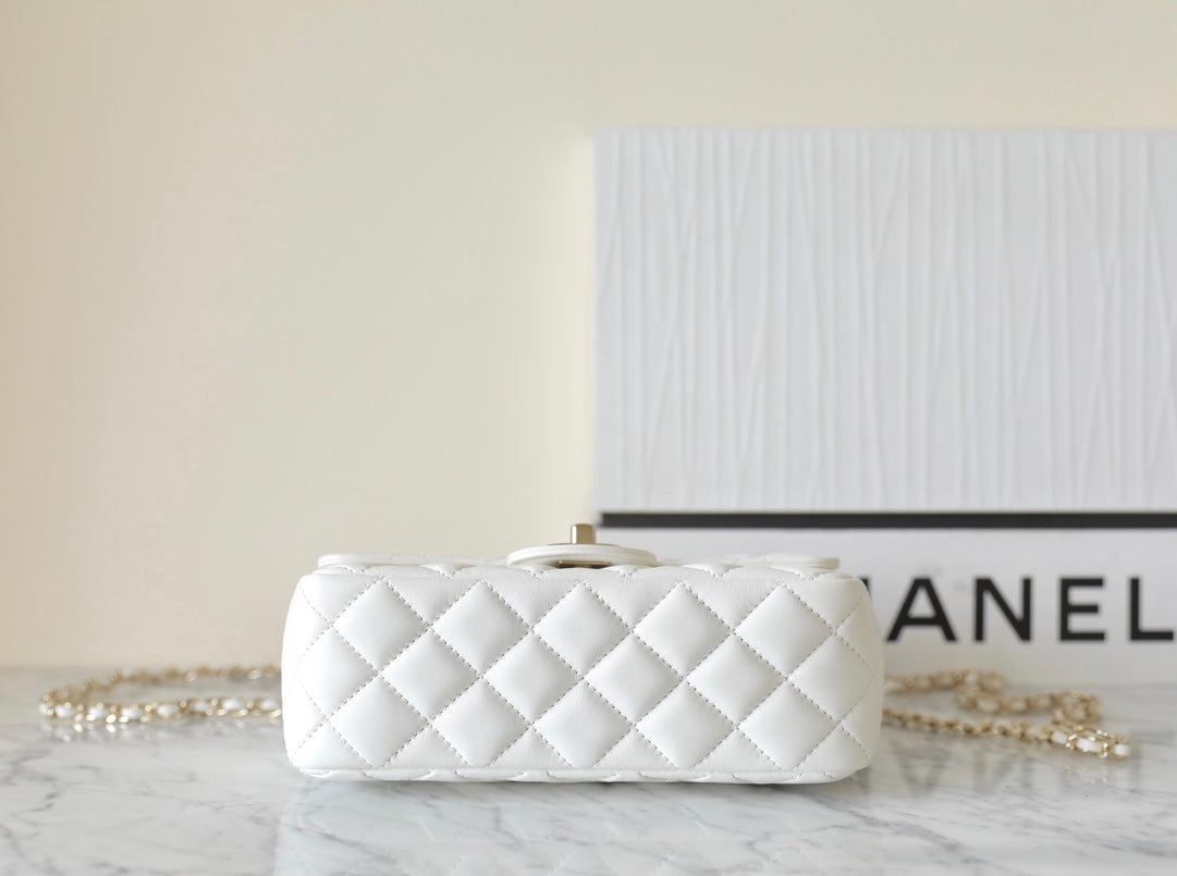 Chan New 23A Rhinestone handbag