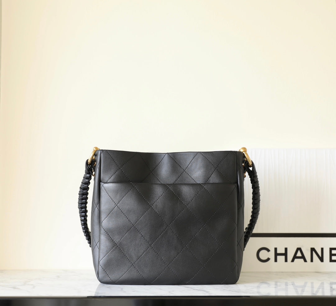 Chan New 23A Woven shoulder strap hippie bag