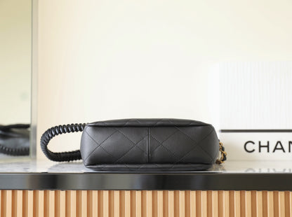 Chan New 23A Woven shoulder strap hippie bag