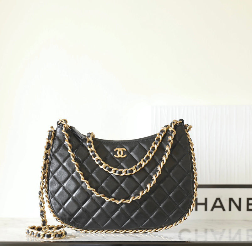 Chan New 23b Double-chain hippie bag