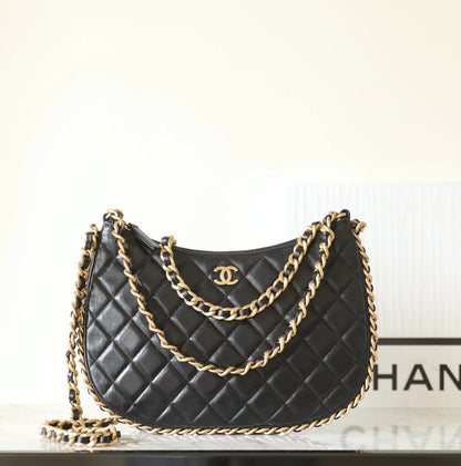 Chan New 23b Double-chain hippie bag
