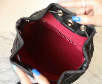 Chan New 23b Drawstring bucket backpack