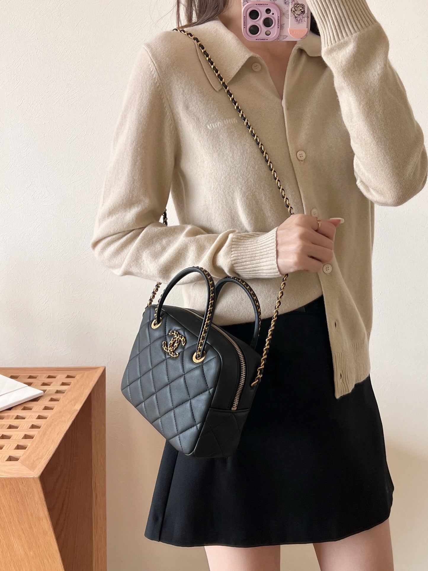 Chan New 25c Handheld camera bag